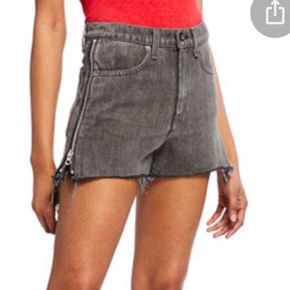 Rag & Bone High waisted Maya Denim Shorts - Picture 2 of 4